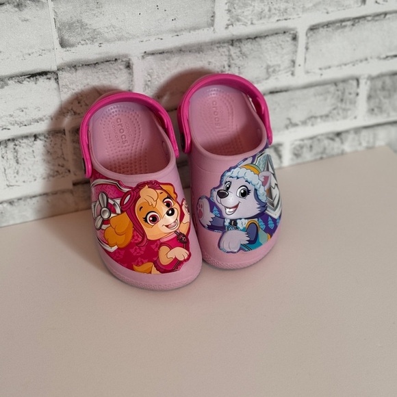 CROCS Other - Paw Patrol Crocs size 10 girls pink